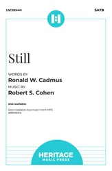 Still SATB choral sheet music cover